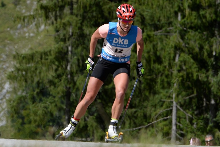 Katz und Herrmann gewinnen SkirollerRennen bei Biathlon