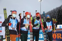 Biathlon Weltcup Hochfilzen: Deutsche Herrenstaffel wird Dritter