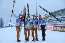 Biathlon Weltcup Oberhof: Deutsche Damenstaffel siegt!