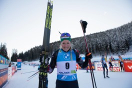 Biathlon WM Pokljuka: Lisa Theresa Hauser wird Vize-Weltmeisterin in der Verfolgung - Jacquelin verteidigt Titel