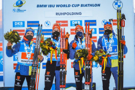 Biathlon Weltcup Ruhpolding: Deutsche Herrenstaffel läuft auf Silberrang