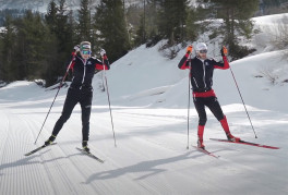 Langlauf Tutorials von Löffler mit Simon Eder und Lisa Hauser