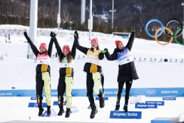 Langlauf: Deutsche Damen-Staffel holt sensationell Silber bei Olympischen Spielen