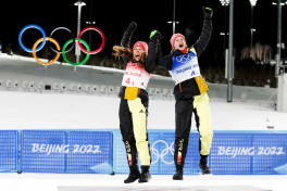 Peking 2022 Langlauf: Hennig/Carl gewinnen olympisches Gold im Teamsprint!