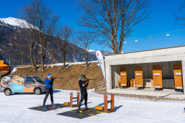 Unterwegs im Ötztal: Auf der Nachtloipe und beim Biathlon