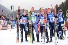 Deutsche Herrenstaffel sichert sich Silber beim Biathlon Weltcup in Ruhpolding