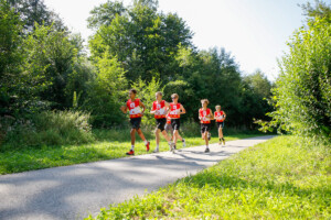 Aaron Hochenegg (AUT), Hannes Mey (GER), Victor Hugo Sivle (NOR), Leon Kristoffer Kjoellestad (NOR), Maximilian Ferner (AUT), (l-r) beim Youth Cup