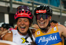 Doppelpodium: Nathalie Armbruster (GER), Jenny Nowak (GER), (l-r)