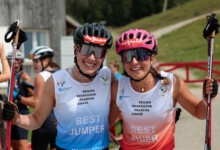 Jenny Nowak (GER), Nathalie Armbruster (GER), (l-r)