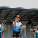 Das Podium der Damen: Ema Volavsek (SLO), Jenny Nowak (GER), Minja Korhonen (FIN)