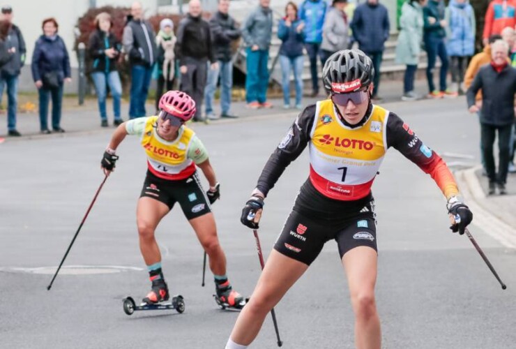 Nathalie Armbruster (GER), Jenny Nowak (GER), (l-r)