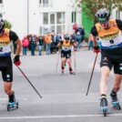 Zielsprint: Jakob Lange (GER), Wendelin Thannheimer (GER), (l-r)