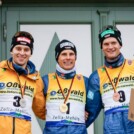 Die Tagessieger: Terence Weber (GER), David Mach (GER), Wendelin Thannheimer (GER), (l-r)