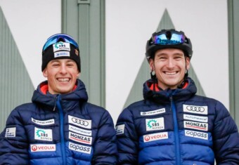 Jiri Konvalinka (CZE) und Jan Vytrval (CZE), (l-r) bei den Deutschen Meisterschaften. Die beiden dürfen sich tschechischer Meister und Vizemeister nennen.