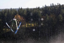 Elisabeth Struempfel (GER) vor einem Jahr bei der DM in Klingenthal