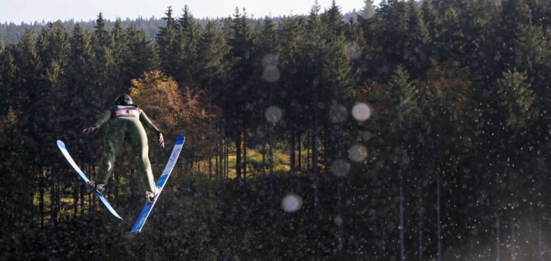 Elisabeth Struempfel (GER) vor einem Jahr bei der DM in Klingenthal