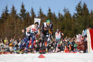 Fabian Riessle (GER) feierte vergangene Saison vor vollem Haus in Schonach seinen Abschied.