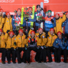 Julian Schmid (GER), Johannes Rydzek (GER), Vinzenz Geiger (GER), Team D (l-r)