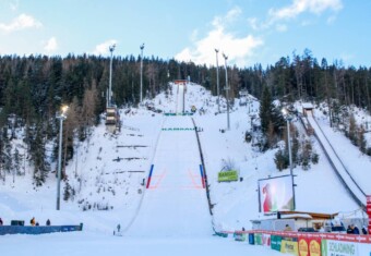 Die Skisprungschanze in Ramsau am Dachstein