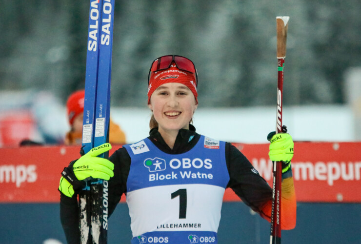 Maria Gerboth (GER) freutnsich über Platz fünf.