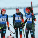 Jenny Nowak (GER), Ronja Loh (GER), Nathalie Armbruster (GER), (l-r)