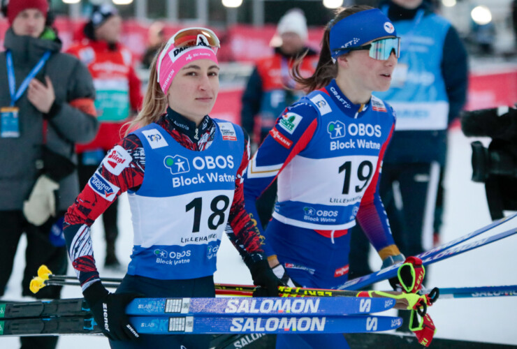 Annalena Slamik (AUT), Lena Brocard (FRA), (l-r)