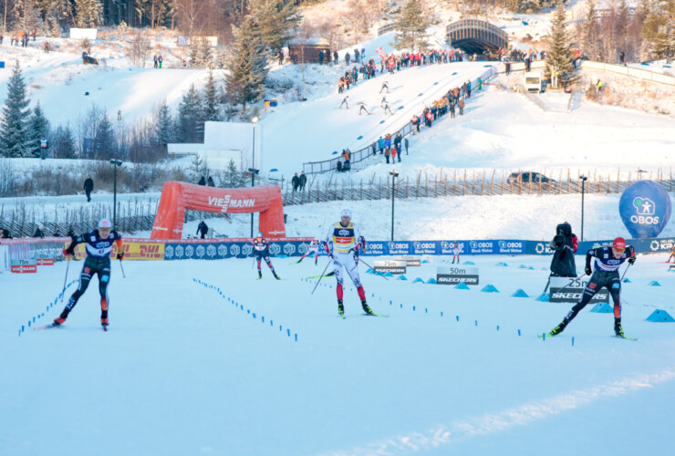 Vinzenz Geiger (GER), Jarl Magnus Riiber (NOR), Julian Schmid (GER), (l-r)