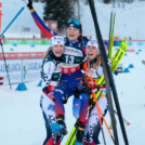 Mille Marie Hagen (NOR), Lena Brocard (FRA), Ida Marie Hagen (NOR), (l-r)