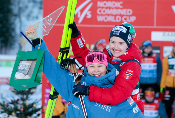 Annika Malacinski (USA), Gyda Westvold Hansen (NOR), (l-r)