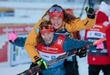 Jenny Nowak (GER), Nathalie Armbruster (GER), (l-r)