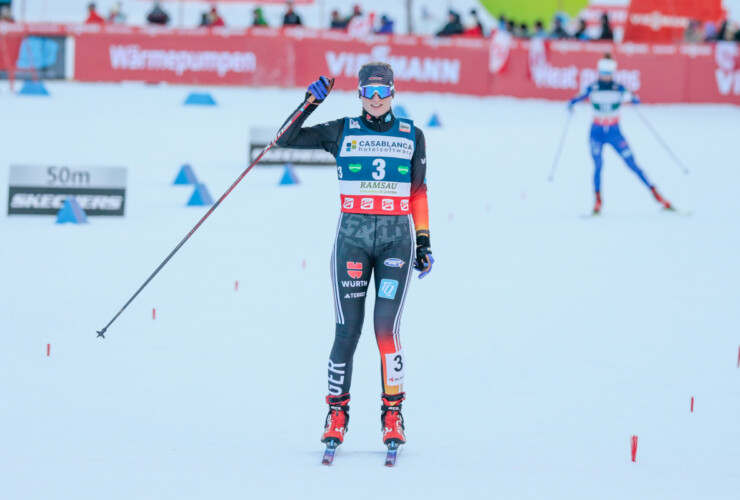 Cindy Haasch (GER) erzielt als Vierte eine persönliche Bestleistung.