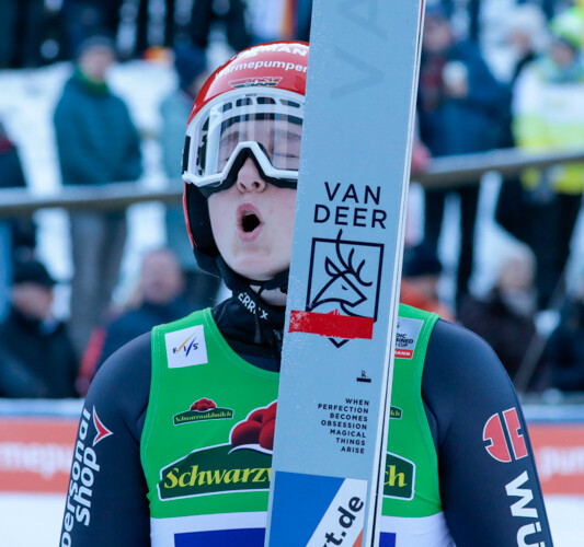 Maria Gerboth (GER) lag trotz Bestweite nicht in Führung.