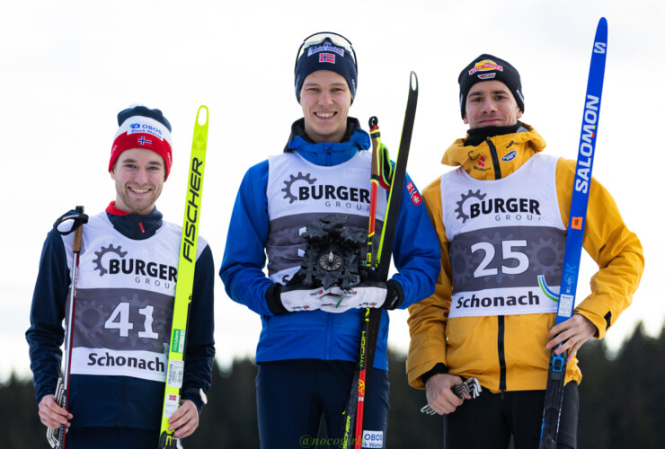 Kasper Moen Flatla (NOR), Espen Andersen (NOR), Jakob Lange (GER) (l-r)