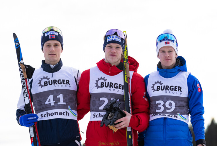 Simen Tiller (NOR), Andreas Skoglund (NOR), Aleksander Skoglund (NOR) (l-r)