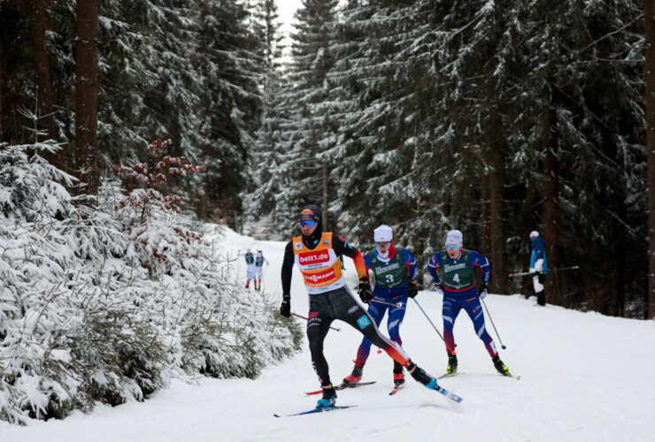 Jakob Lange (GER), Marco Heinis (FRA), Laurent Muhlethaler (FRA), (l-r)