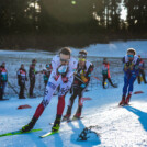 Joergen Graabak (NOR), Manuel Faisst (GER), Vid Vrhovnik (SLO), (l-r)