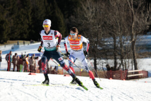 Johannes Lamparter (AUT), Jarl Magnus Riiber (NOR), (l-r)