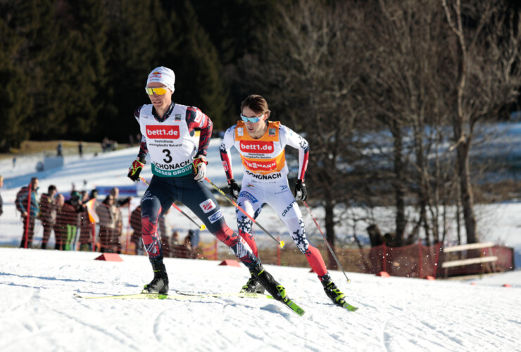 Johannes Lamparter (AUT), Jarl Magnus Riiber (NOR), (l-r)