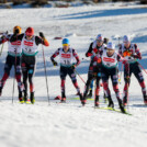 Verfolgergruppe: Franz-Josef Rehrl (AUT), Julian Schmid (GER), Stefan Rettenegger (AUT), Vinzenz Geiger (GER), Lukas Greiderer (AUT), Martin Fritz (AUT), (l-r)