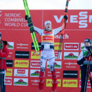 Das Podium der Damen: Gyda Westvold Hansen (NOR), Ida Marie Hagen (NOR), Marte Leinan Lund (NOR), (l-r)