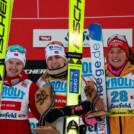 Gyda Westvold Hansen (NOR), Ida Marie Hagen (NOR), Nathalie Armbruster (GER), (l-r)