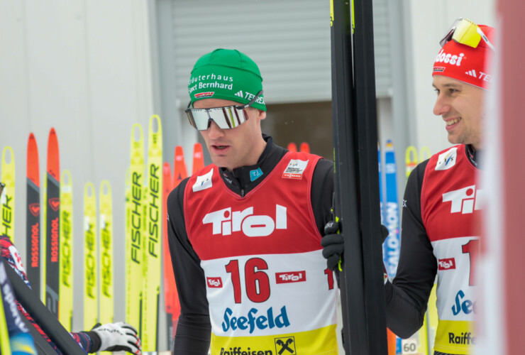 Wendelin Thannheimer (GER) und Terence Weber (GER) (l-r) auf dem Weg zum Start