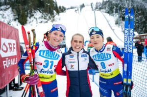 Marion Droz Vincent (FRA), Ida Marie Hagen (NOR), Lena Brocard (FRA), (l-r)