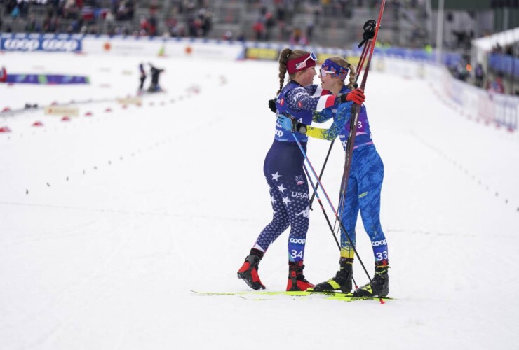 Ella Wilson (USA), Karina Kozlova (UKR), (l-r)