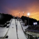 Granasen-Schanzen im Abendlicht