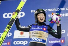 Weltmeisterin im Massenstart: Yuna Kasai (JPN)