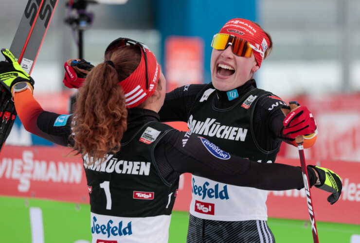 Nathalie Armbruster (GER), Jenny Nowak (GER), (l-r)