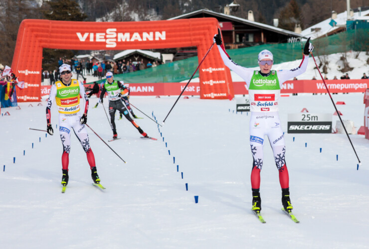 Jarl Magnus Riiber (NOR), Jens Luraas Oftebro (NOR), (l-r)