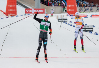 Vinzenz Geiger (GER), Jarl Magnus Riiber (NOR), (l-r)