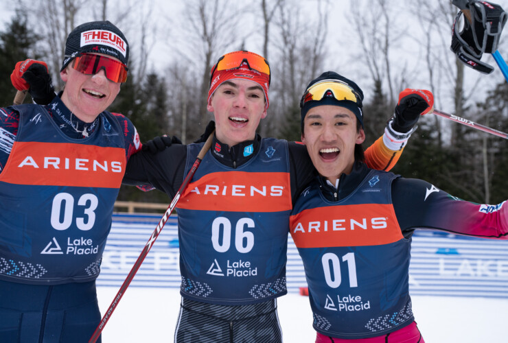 Paul Walcher (AUT), Richard Stenzel (GER), Atsushi Narita (JPN) (l-r)